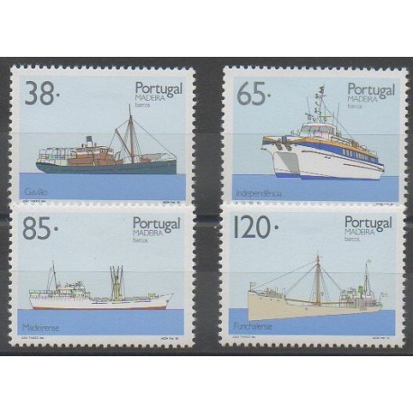 Portugal (Madeira) - 1992 - Nb 165/168 - Boats