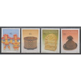 Stamps - Portugal (Madeira) - 1995 - Nb 185/188 - Craft