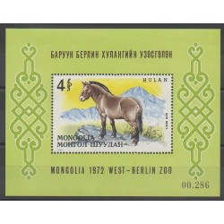 Mongolia - 1972 - Nb BF28 - Horses