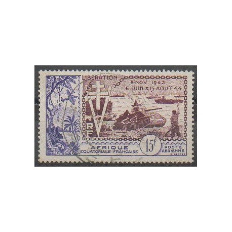 Afrique Equatoriale Française - 1954 - No PA57 - Oblitéré