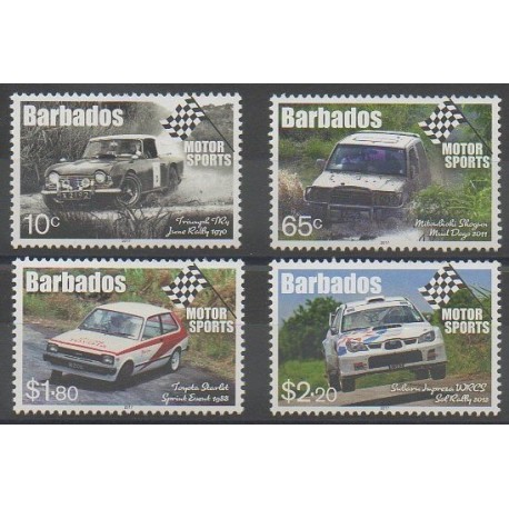 Barbados - 2017 - Nb 1338/1341 - Cars