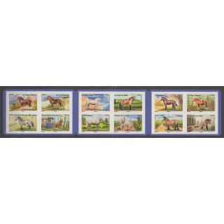 Timbres - France - Autoadhésifs - 2013 - No BC813 - Chevaux