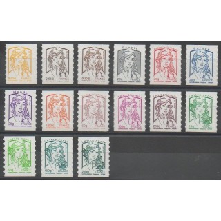 Stamps - France - Self-adhesive - 2013 - Nb 847/861