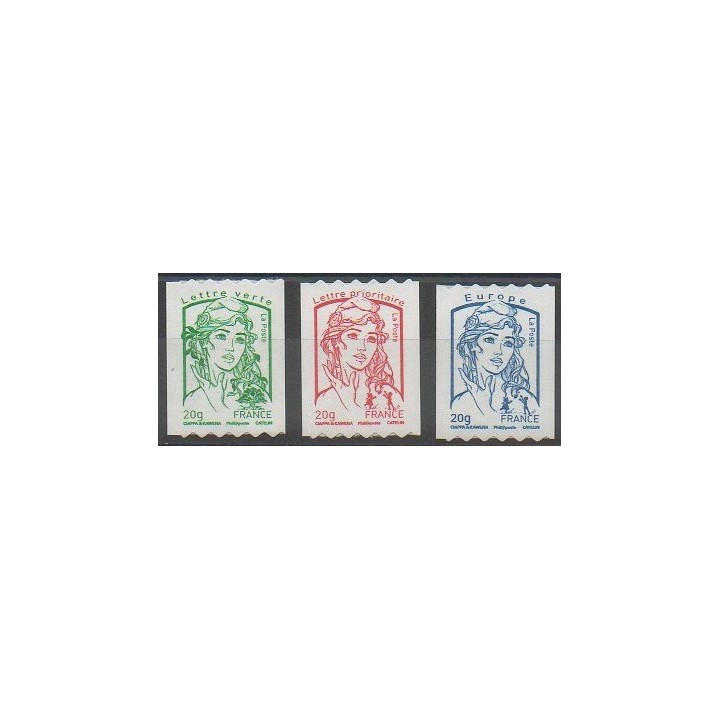 Stamps - France - Self-adhesive - 2013 - Nb 862/864