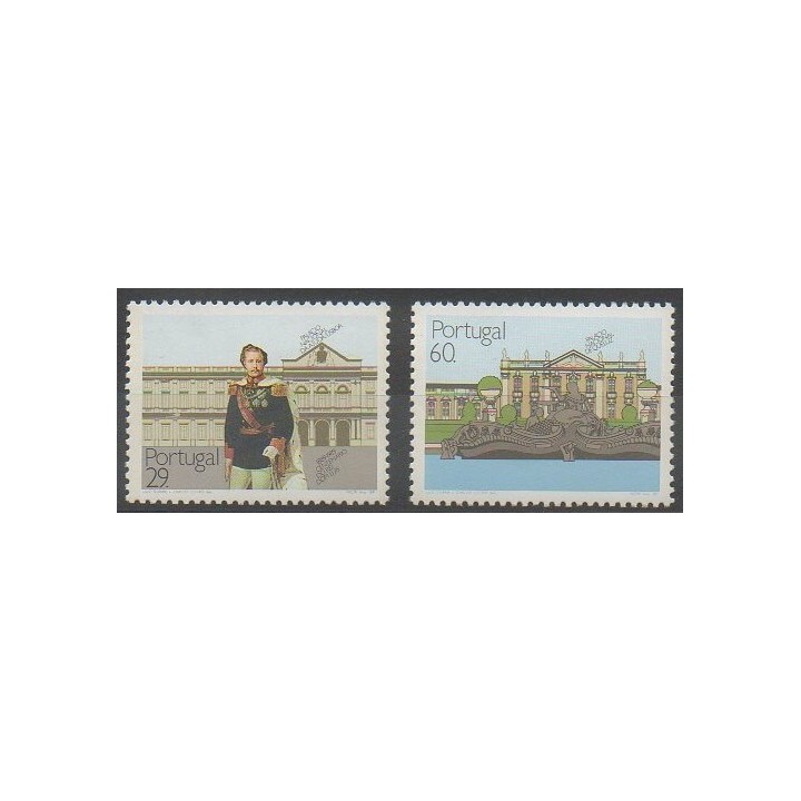 Stamps - Portugal - 1989 - Nb 1778/1779 - Castles