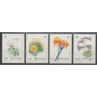 Timbres - Portugal - 1989 - No 1780/1783 - Fleurs