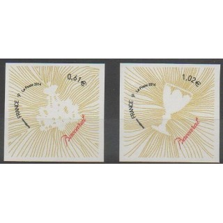 Stamps - France - Self-adhesive - 2014 - Nb 939/940