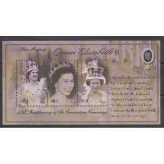 Timbres - Niue - 2003 - No BF135 - Royauté - Principauté