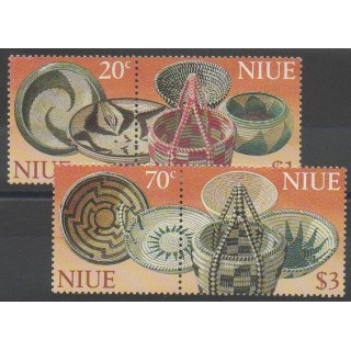 Stamps - Niue - 1999 - Nb 710/713 - Craft