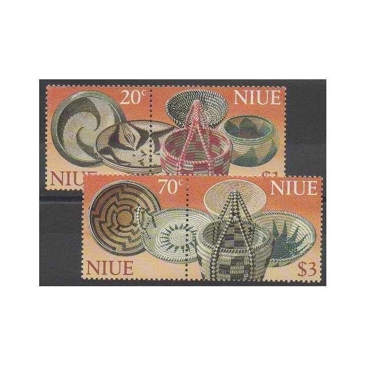 Timbres - Niue - 1999 - No 710/713 - Artisanat