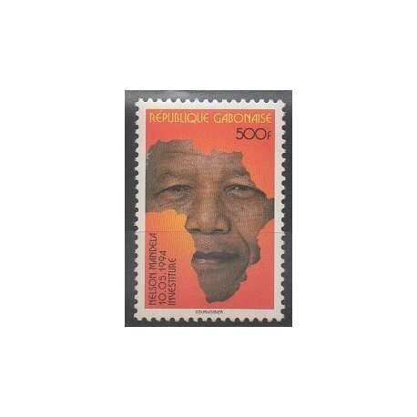 Gabon - 1996 - No 892 - Célébrités