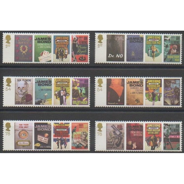 Stamps - Great Britain - 2008 - Nb 2965/2970 - Literature