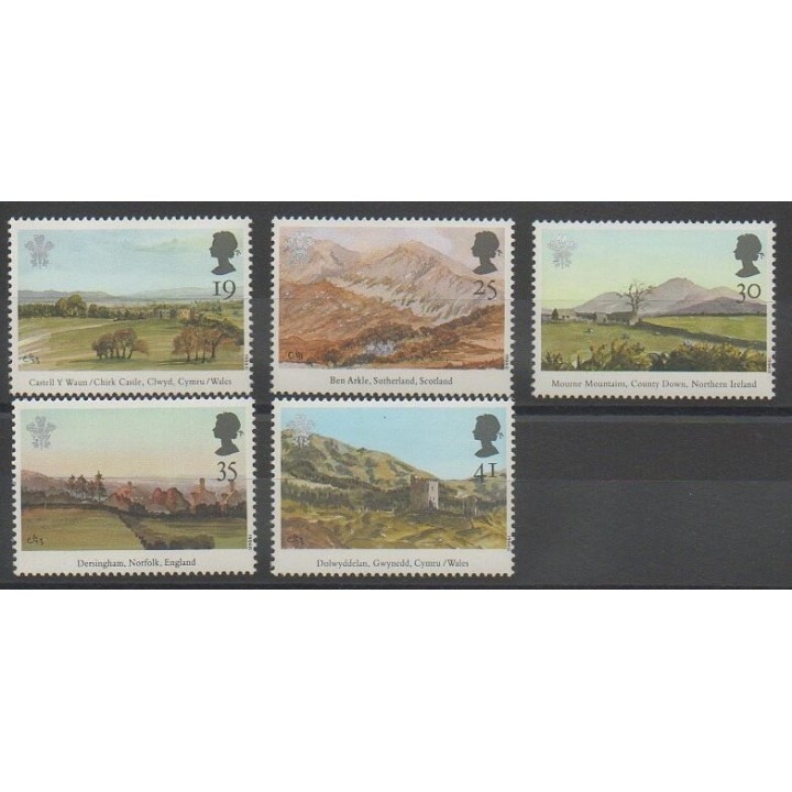 Timbres - Grande-Bretagne - 1994 - No 1748/1752 - Sites