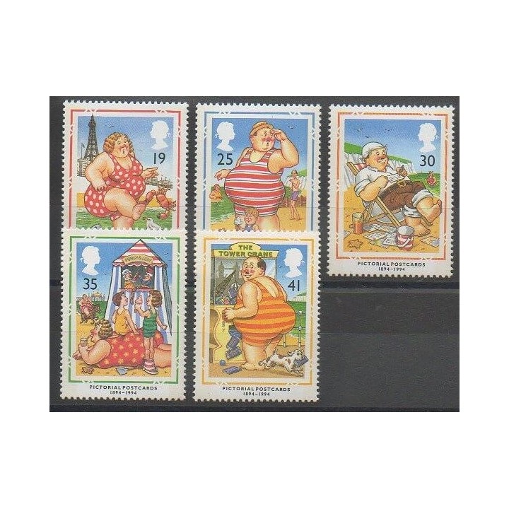 Stamps - Great Britain - 1994 - Nb 1753/1757