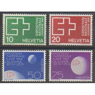 Timbres - Suisse - 1963 - No 717/720 - Exposition