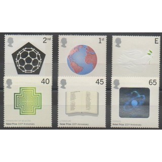 Stamps - Great Britain - 2001 - Nb 2274/2279 - Celebrities