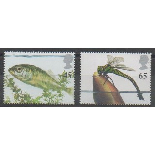 Stamps - Great Britain - 2001 - Nb 2264/2265 - Animals