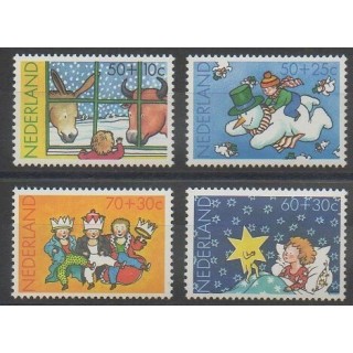 Stamps - Netherlands - 1983 - Nb 1211/1214 - Christmas