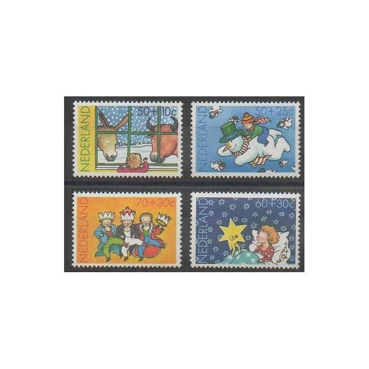 Stamps - Netherlands - 1983 - Nb 1211/1214 - Christmas