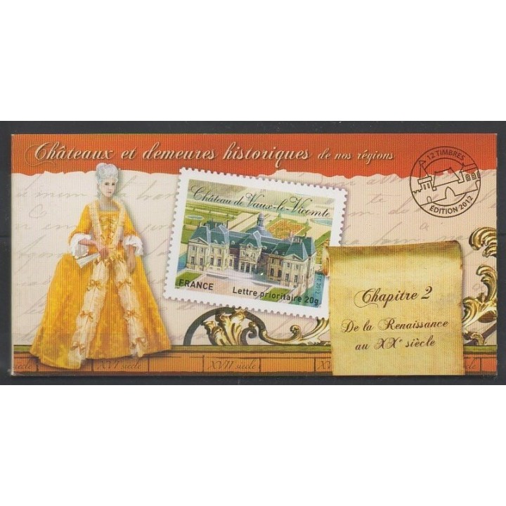 Timbres - France - Autoadhésifs - 2012 - No BC726 - Châteaux