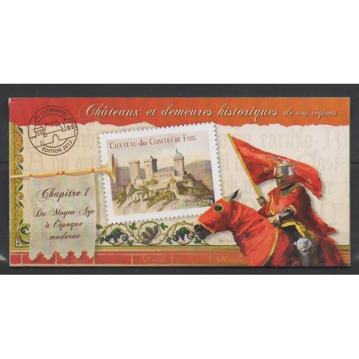Timbres - France - Autoadhésifs - 2012 - No BC714 - Châteaux