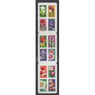 Timbres - France - Autoadhésifs - 2012 - No BC662 - Fleurs