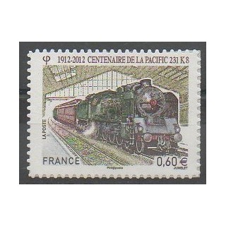 Stamps - France - Self-adhesive - 2012 - Nb 711 - Trains