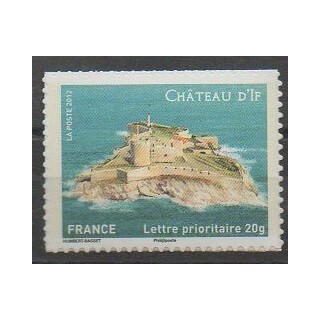 Timbres - France - Autoadhésifs - 2012 - No 722A - Châteaux
