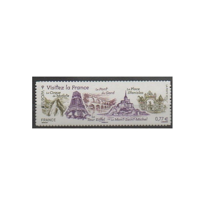 Timbres - France - Autoadhésifs - 2012 - No 713 - Sites