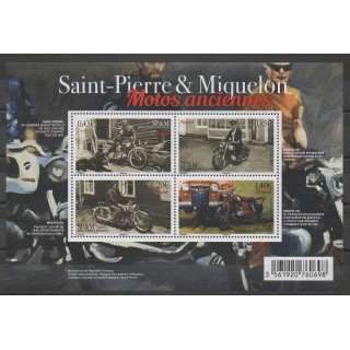 Stamps - Saint-Pierre and Miquelon - 2017 - Nb F1185 - Motorcycles