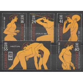 Stamps - Guernsey - 1996 - Nb 713/717 - Summer Olympics