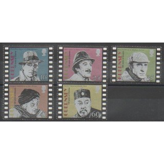 Timbres - Guernesey - 1996 - No 732/736 - Cinéma
