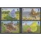 Guernsey - 1997 - Nb 739/742 - Insects - Endangered species - WWF