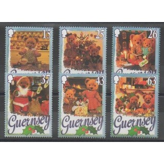 Timbres - Guernesey - 1997 - No 757/762 - Noël