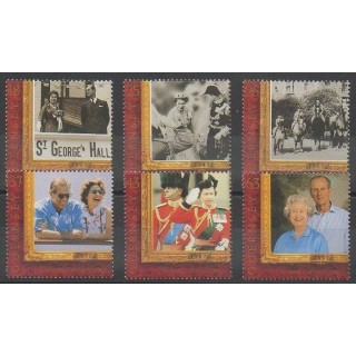 Timbres - Guernesey - 1997 - No 763/768 - Royauté - Principauté