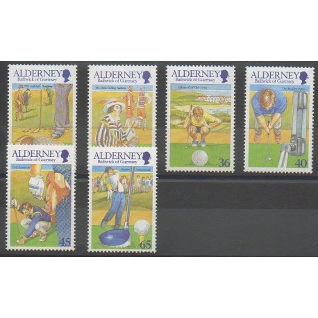 Aurigny (Alderney) - 2001 - Nb 174/179 - Various sports