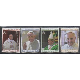 Stamps - Vatican - 2014 - Nb 1649/1652 - Pope