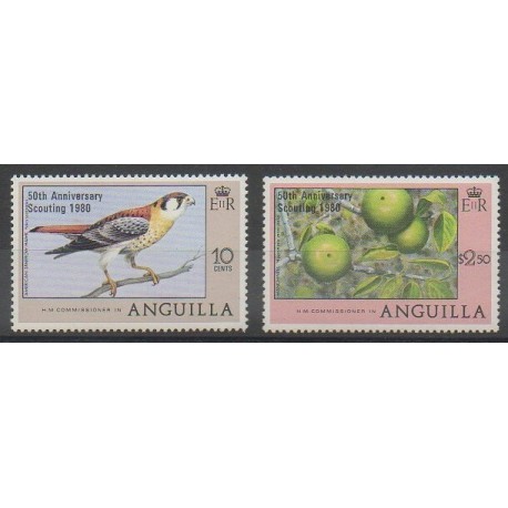 Anguilla - 1980 - Nb 348/349 - Scouts