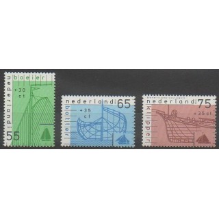 Stamps - Netherlands - 1989 - Nb 1331/1333 - Boats