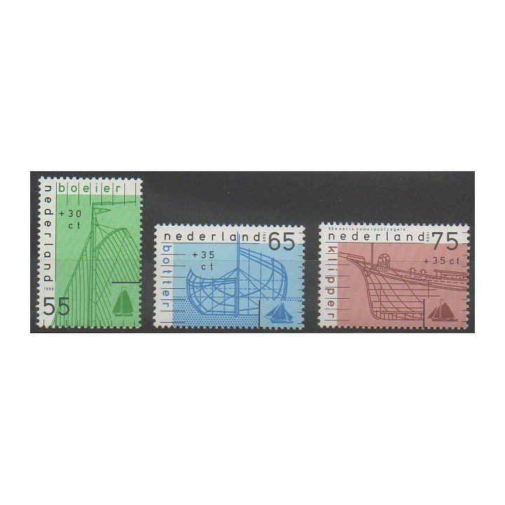 Timbres - Pays-Bas - 1989 - No 1331/1333 - Navigation