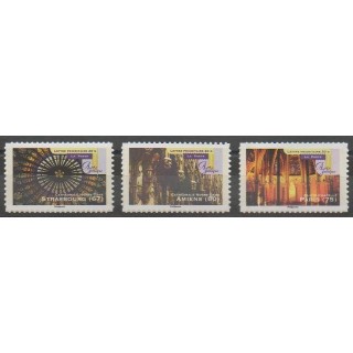 Timbres - France - Autoadhésifs - 2011 - No 558A - 559A - 562A - Églises