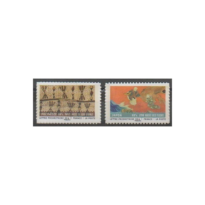 Stamps - France - Self-adhesive - 2011 - Nb 514A - 520A - Art