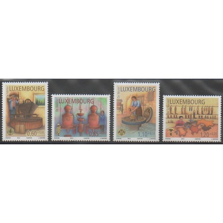 Timbres - Luxembourg - 2013 - No 1936/1939 - Artisanat