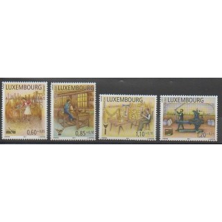 Stamps - Luxembourg - 2011 - Nb 1863/1866 - Craft