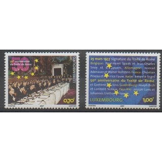 Timbres - Luxembourg - 2007 - No 1684/1685 - Histoire