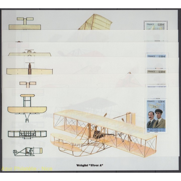 Timbres - Thème avions - France - Bloc souvenir - 2010 - No BS 49/BS 54