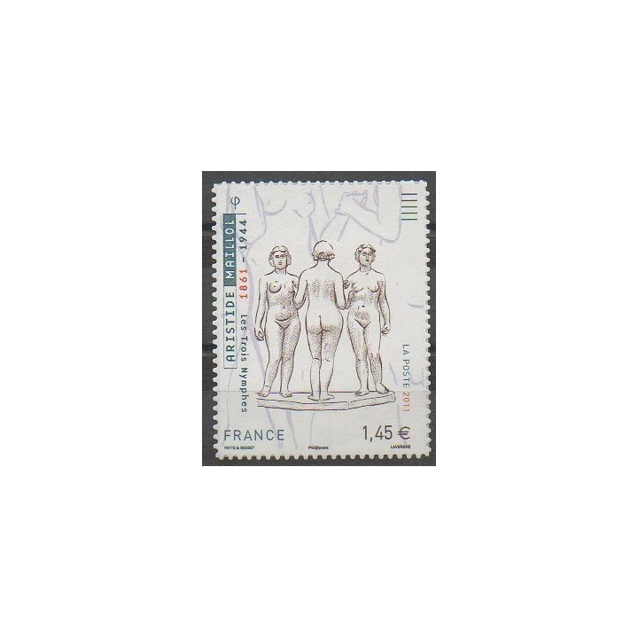 Stamps - France - Self-adhesive - 2011 - Nb 634 - Art