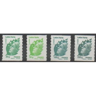 Timbres - France - Autoadhésifs - 2011 - No 604/607