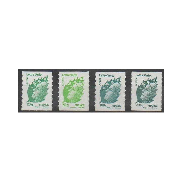 Timbres - France - Autoadhésifs - 2011 - No 604/607