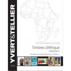 Timbres d'Afrique : Volume 1 d'Afrique centrale britannique à Ghana (Edition 2018)